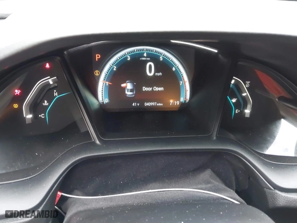 2019 Honda Civic Sedan LX with VIN 2HGFC2F63KH506477, listed as a IAAI auction lot 41934962 with 40,997 mi miles. Bid and sale history available at carsss.com. Image 7.