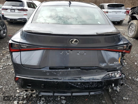 2024 Lexus IS with VIN JTHAP1D23R5005922, listed as a Copart auction lot 51937565 with 5,774 mi miles and Salvage Title. Bid and sale history available at carsss.com. Image 6.