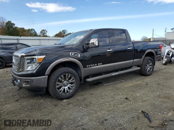 2017 Nissan Titan XD SV with VIN 1N6BA1F4XHN518005, listed as a Copart auction lot 75905924 with 51,938 mi miles and Clean Title. Bid and sale history available at carsss.com. Image 1.