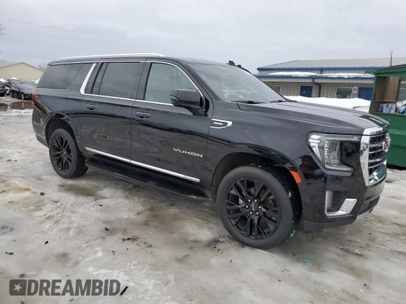 2023 GMC Yukon XL SLT with VIN 1GKS2GKT3PR203039, listed as a Copart auction lot 48005085 with 87,792 mi miles and Salvage Title. Bid and sale history available at carsss.com. Image 4.