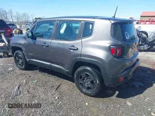 2017 Jeep Renegade Sport with VIN ZACCJBAB4HPF33738, listed as a IAAI auction lot 41754812 with 137,721 mi miles and . Bid and sale history available at carsss.com. Image 3.