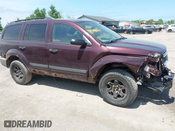 2005 Dodge Durango SXT with VIN 1D4HB38N15F574886, listed as a IAAI auction lot 42274183 with 224,122 mi miles and . Bid and sale history available at DreamBid. Image 14.