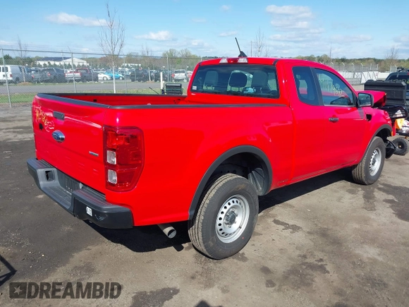 2020 Ford Ranger XL with VIN 1FTER1EH9LLA51502, listed as a IAAI auction lot 41979682 with 52,211 mi miles. Bid and sale history available at carsss.com. Image 4.