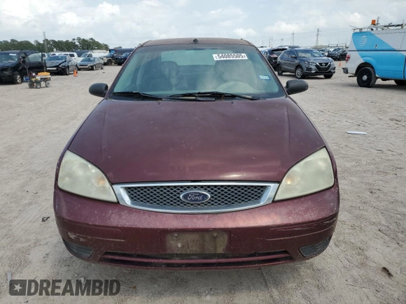 2007 Ford Focus S with VIN 1FAFP34N27W244002, listed as a Copart auction lot 54085505 with 160,573 mi miles and Clean Title. Bid and sale history available at carsss.com. Image 5.