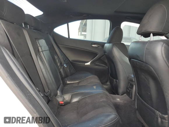 2012 Lexus IS 250 with VIN JTHBF5C27C2103103, listed as a Copart auction lot 61854135 with 170,924 mi miles and Salvage title. Bid and sale history available at DreamBid. Image 10.