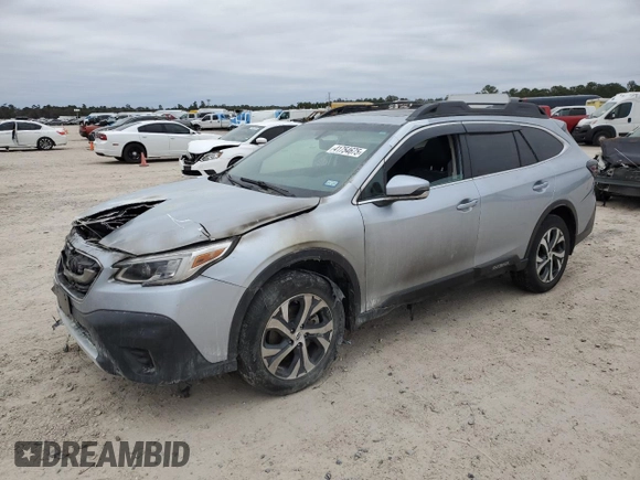 2022 Subaru Outback Limited with VIN 4S4BTANC8N3101331, listed as a Copart auction lot 41754675 with Not Provided miles and Non Repairable. Bid and sale history available at DreamBid. Image 1.