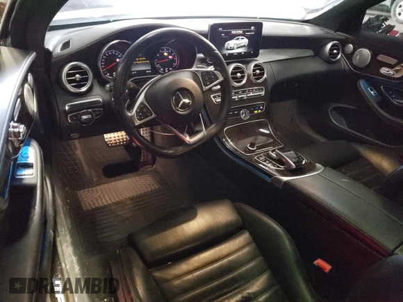 2017 Mercedes-Benz C 43 AMG with VIN WDDWJ6EB9HF573577, listed as a Copart auction lot 42295675 with 84,174 mi miles and Salvage Title. Bid and sale history available at carsss.com. Image 8.