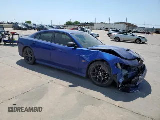 2019 Dodge Charger Scat Pack z VIN 2C3CDXGJXKH553024, wystawiony jako Copart lot #53058985 z przebiegiem 80 575 mil mil oraz Szkoda całkowita • Salvage title. Historia ofert i sprzedaży dostępna na DreamBid. Obrazek 4.