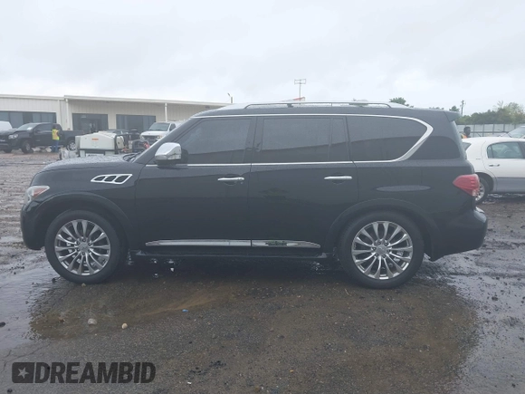2012 Infiniti QX56 8-passenger with VIN JN8AZ2NCXC9315241, listed as a IAAI auction lot 41958081 with 148,252 mi miles. Bid and sale history available at carsss.com. Image 14.