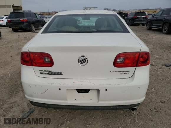 2010 Buick Lucerne CXL with VIN 1G4HC5EM6AU106722, listed as a Copart auction lot 48975355 with 51,444 mi miles and Salvage Title. Bid and sale history available at DreamBid. Image 6.