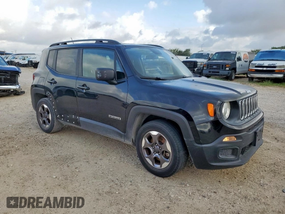 2017 Jeep Renegade Sport with VIN ZACCJAAB6HPE77991, listed as a Copart auction lot 59850855 with 97,220 mi miles and Clean title. Bid and sale history available at DreamBid. Image 4.