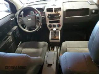 2008 Jeep Compass Sport with VIN 1J8FT47078D665893, listed as a Copart auction lot 44558255 with 138,490 mi miles and Salvage Title. Bid and sale history available at carsss.com. Image 8.