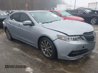 2015 Acura TLX Technology with VIN 19UUB3F52FA003762, listed as a IAAI auction lot 41530885 with 136,606 mi miles and . Bid and sale history available at DreamBid. Image 1.