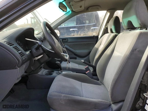 2003 Honda Civic DX with VIN 2HGES16193H518681, listed as a Copart auction lot 87137814 with 172,997 mi miles and Clean Title. Bid and sale history available at carsss.com. Image 7.