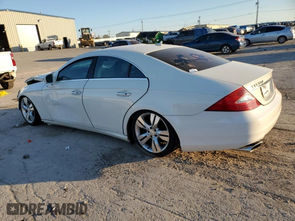 2009 Mercedes-Benz CLS-Class 5.5L with VIN WDDDJ72X09A145313, listed as a Copart auction lot 87832655 with 0 mi miles and Clean Title. Bid and sale history available at carsss.com. Image 2.