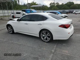2015 Infiniti Q70 z VIN JN1BY1AP2FM541199, wystawiony jako Copart lot #57453875 z przebiegiem 163 666 mil mil oraz Szkoda całkowita • Salvage title. Historia ofert i sprzedaży dostępna na DreamBid. Obrazek 2.