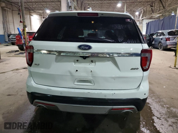 2017 Ford Explorer XLT with VIN 1FM5K8D89HGA44950, listed as a Copart auction lot 42048895 with 143,236 mi miles and Clean title. Bid and sale history available at DreamBid. Image 6.
