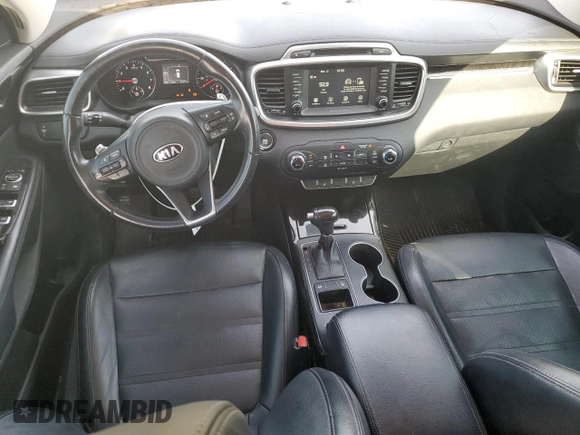 2017 Kia Sorento EX with VIN 5XYPH4A16HG207150, listed as a Copart auction lot 48208525 with 55,471 mi miles and Salvage title. Bid and sale history available at DreamBid. Image 8.