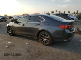 2015 Acura TLX V6 Advance with VIN 19UUB2F76FA025436, listed as a Copart auction lot 43164985 with 118,588 mi miles and Salvage Title. Bid and sale history available at carsss.com. Image 2.
