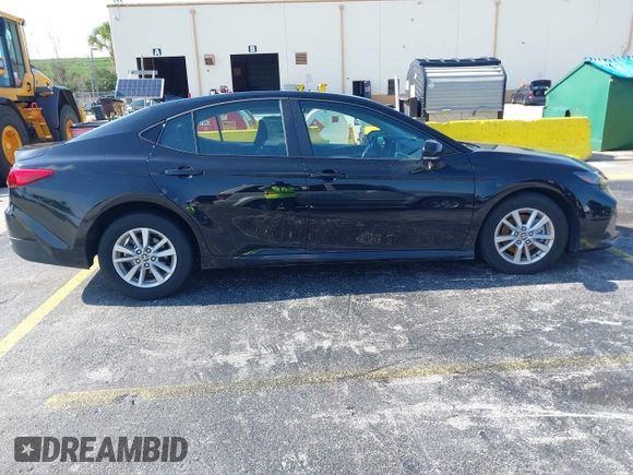 2025 Toyota Camry LE with VIN 4T1DAACK7SU518065, listed as a IAAI auction lot 41974635 with 17,279 mi miles and . Bid and sale history available at DreamBid. Image 13.