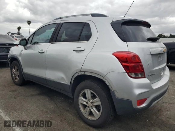2017 Chevrolet Trax LT with VIN 3GNCJPSBXHL167585, listed as a Copart auction lot 53670845 with 95,871 mi miles and Salvage Title. Bid and sale history available at carsss.com. Image 2.