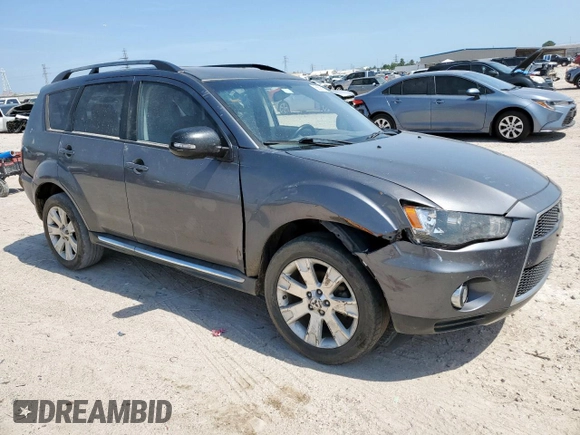 2011 Mitsubishi Outlander SE with VIN JA4AS3AW4BU036458, listed as a Copart auction lot 56501535 with 218,646 mi miles and Salvage title. Bid and sale history available at DreamBid. Image 4.