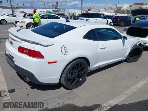 2014 Chevrolet Camaro LT with VIN 2G1FB1E35E9179767, listed as a IAAI auction lot 41925879 with 35,272 mi miles. Bid and sale history available at carsss.com. Image 4.
