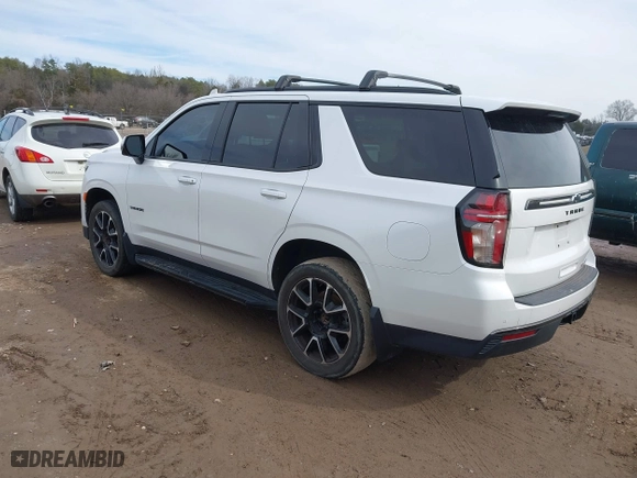 2021 Chevrolet Tahoe RST with VIN 1GNSKRKD6MR323940, listed as a IAAI auction lot 41526915 with 68,242 mi miles. Bid and sale history available at carsss.com. Image 3.