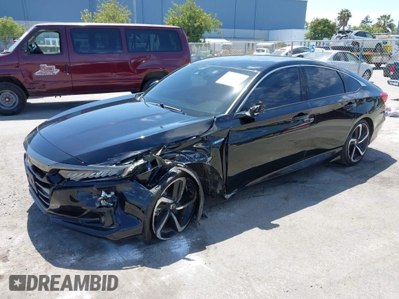 2022 Honda Accord Sport with VIN 1HGCV3F28NA034845, listed as a IAAI auction lot 42462260 with 69,163 mi miles and . Bid and sale history available at DreamBid. Image 2.