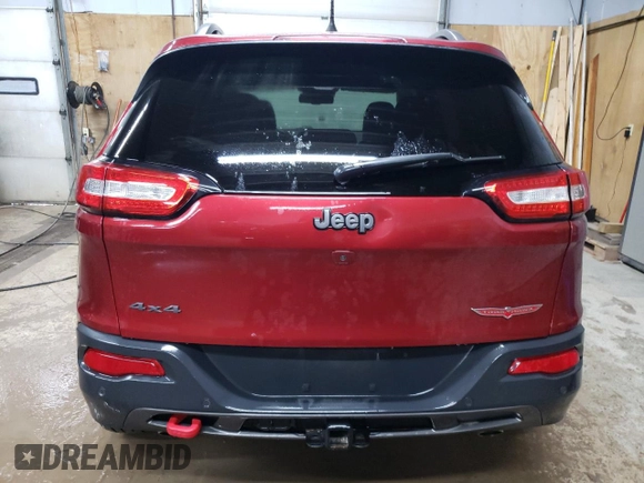 2017 Jeep Cherokee Trailhawk z VIN 1C4PJMBS7HW524644, wystawiony jako Copart lot #54374875 z przebiegiem 166 138 mil mil oraz Czysty tytuł • Clean title. Historia ofert i sprzedaży dostępna na DreamBid. Obrazek 6.