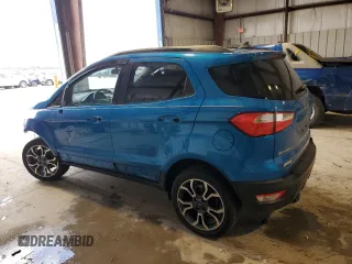 2018 Ford EcoSport SE with VIN MAJ6P1UL6JC247772, listed as a Copart auction lot 43727195 with 90,167 mi miles and Salvage Title. Bid and sale history available at carsss.com. Image 2.