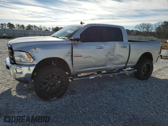 2017 Ram 2500 SLT with VIN 3C6UR5DL8HG625012, listed as a Copart auction lot 85936584 with 127,475 mi miles and Salvage title. Bid and sale history available at DreamBid. Image 1.