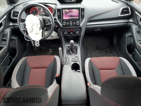 2021 Subaru Impreza Special Sports with VIN 4S3GTAJ62M1700939, listed as a Copart auction lot 46286945 with 35,361 mi miles and Salvage title. Bid and sale history available at DreamBid. Image 8.