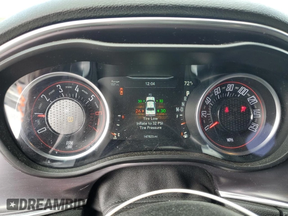 2017 Dodge Challenger T/A Plus with VIN 2C3CDZBT1HH509328, listed as a Copart auction lot 55960515 with 147,823 mi miles and Salvage title. Bid and sale history available at DreamBid. Image 9.