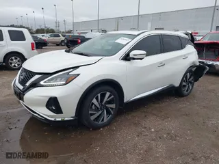 2024 Nissan Murano SL with VIN 5N1AZ2CJ5RC122290, listed as a IAAI auction lot 41565527 with 3,764 mi miles. Bid and sale history available at carsss.com. Image 2.