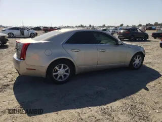 2008 Cadillac CTS RWD with VIN 1G6DM577380111663, listed as a Copart auction lot 58444615 with 179,361 mi miles and Salvage title. Bid and sale history available at DreamBid. Image 3.