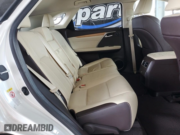 2017 Lexus RX 350 with VIN JTJBZMCA2H2024954, listed as a Copart auction lot 63226975 with 80,602 mi miles and Salvage title. Bid and sale history available at DreamBid. Image 10.