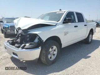 2023 Ram 1500 SLT z VIN 3C6RR7LG9PG661425, wystawiony jako Copart lot #48961745 z przebiegiem 59 331 mil mil oraz Szkoda całkowita • Salvage title. Historia ofert i sprzedaży dostępna na DreamBid. Obrazek 1.