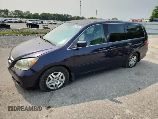 2007 Honda Odyssey EX with VIN 5FNRL38477B020331, listed as a Copart auction lot 58798815 with 242,236 mi miles and Salvage title. Bid and sale history available at DreamBid. Image 1.