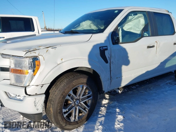 2021 Ford F-150 XL with VIN 1FTEW1EP2MKD11617, listed as a IAAI auction lot 41659466 with 54,000 mi miles and . Bid and sale history available at DreamBid. Image 6.