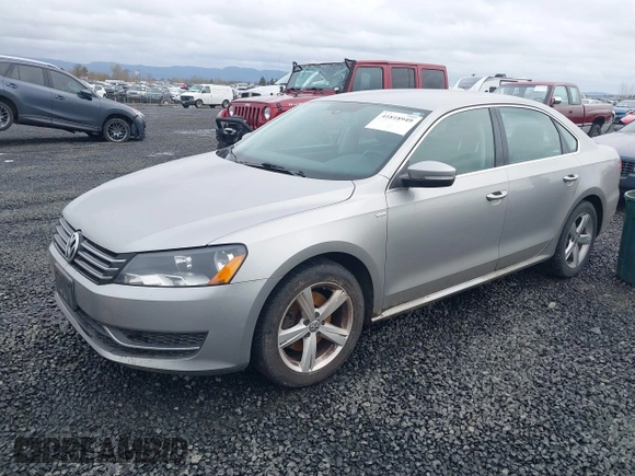 2014 Volkswagen Passat Wolfsburg Edition with VIN 1VWAT7A33EC060225, listed as a IAAI auction lot 41818949 with 163,545 mi miles and . Bid and sale history available at DreamBid. Image 2.