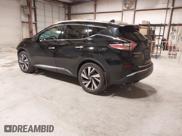 2018 Nissan Murano SV with VIN 5N1AZ2MG3JN189028, listed as a IAAI auction lot 41292450 with 126,997 mi miles and . Bid and sale history available at carsss.com. Image 3.