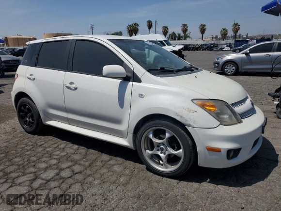 2006 Scion xA with VIN JTKKT604760149318, listed as a Copart auction lot 54247025 with 192,756 mi miles and Salvage Title. Bid and sale history available at carsss.com. Image 4.