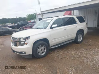 2015 Chevrolet Tahoe LTZ with VIN 1GNSCCKC1FR265370, listed as a IAAI auction lot 42131294 with 217,064 mi miles and . Bid and sale history available at DreamBid. Image 19.