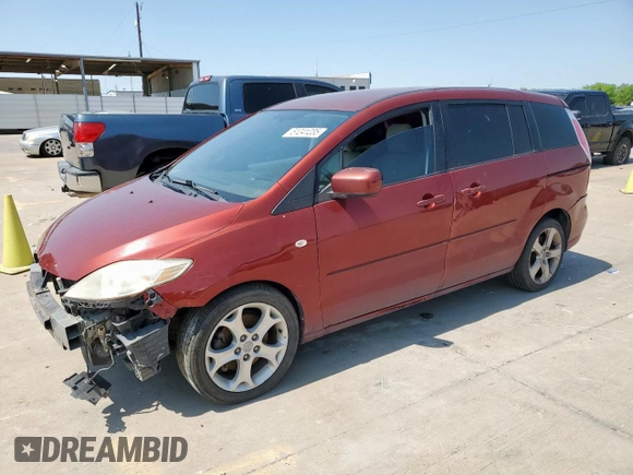 2009 Mazda 5 Sport with VIN JM1CR293090354710, listed as a Copart auction lot 51241235 with 207,334 mi miles and Salvage Title. Bid and sale history available at DreamBid. Image 1.
