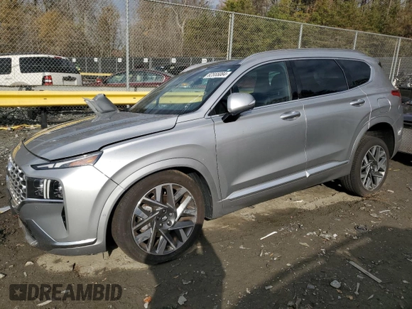 2023 Hyundai Santa Fe Calligraphy with VIN 5NMS54AL1PH633966, listed as a Copart auction lot 82555084 with 17,988 mi miles and Salvage Title. Bid and sale history available at carsss.com. Image 1.
