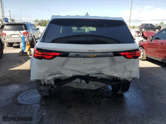 2022 Chevrolet Traverse LS with VIN 1GNERFKW4NJ113796, listed as a Copart auction lot 45738735 with 67,309 mi miles and Salvage Title. Bid and sale history available at carsss.com. Image 6.