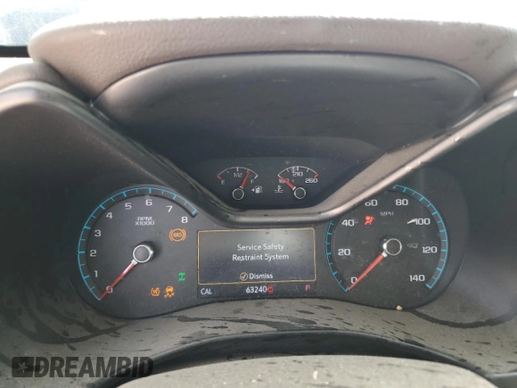 2020 GMC Canyon 4WD SLT with VIN 1GTG6DEN3L1229537, listed as a Copart auction lot 51296315 with 63,240 mi miles and Salvage Title. Bid and sale history available at carsss.com. Image 9.