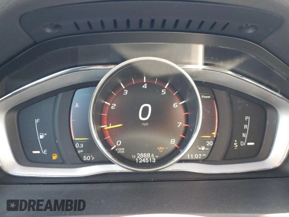 2018 Volvo V60 Dynamic with VIN YV140MEL4J2390449, listed as a Copart auction lot 46272124 with 124,513 mi miles. Bid and sale history available at carsss.com. Image 9.