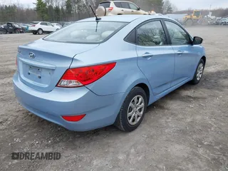 2012 Hyundai Accent GLS with VIN KMHCT4AE9CU158285, listed as a IAAI auction lot 42020423 with 98,904 mi miles. Bid and sale history available at carsss.com. Image 4.
